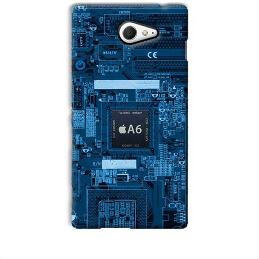 A6 Chip Back Case for Sony Xperia M2