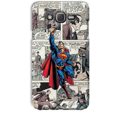 Superman Comic Back Case for Samsung Galaxy Core Prime